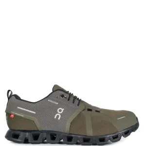 On Running Mens Cloud 5 Waterproof Sneakers Green UK 12 Khaki