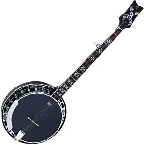 Ortega OBJ450-SBK Semi Satin Black Banjo