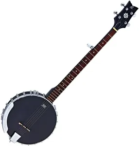 Ortega OBJE250OP-SBK Semi Satin Black Banjo