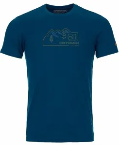 Ortovox 140 Cool Vintage Badge T-Shirt M Petrol Blue L Camiseta