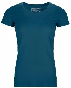 Ortovox 150 Cool Leaves T-Shirt W Petrol Blue S Camisa para exteriores