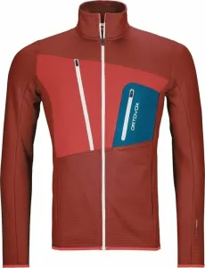 Ortovox Fleece Grid Jacket M Clay Orange XL Sudadera con capucha para exteriores