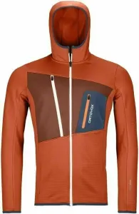 Ortovox Sudadera con capucha para exteriores Fleece Grid M Desert Orange XL