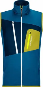 Ortovox Fleece Grid Vest M Heritage Blue S Chaleco para exteriores