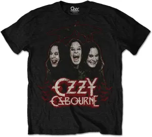 Ozzy Osbourne Camiseta de manga corta Crows & Bars Mens Black L