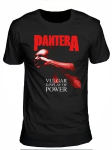 Pantera Camiseta de manga corta Unisex Vulgar Display of Power Red Black L