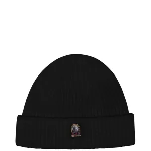 Parajumpers Unisex Logo Wool Hat Black 12-14y