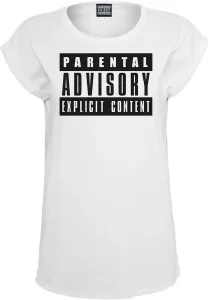 Parental Advisory Camiseta de manga corta Logo Blanco XL