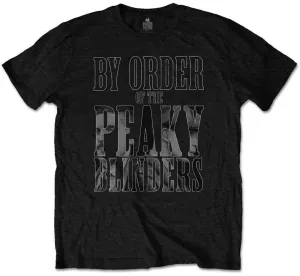 Peaky Blinders Camiseta de manga corta By Order Infill Black L
