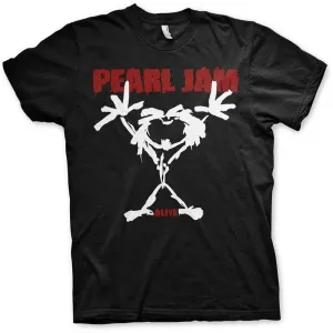 Pearl Jam Camiseta de manga corta Stickman Black M