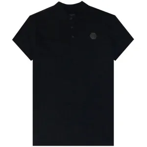 Philipp Plein Men's Logo Polo Black Extra Large #381937