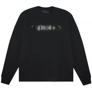 Philipp Plein Men's Spray Paint Effect Sweater Black L
