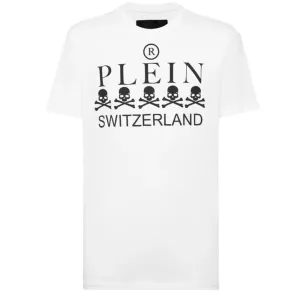 Philipp Plein Men's Iconic SS T-shirt White M