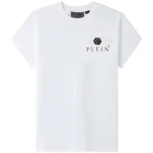 Philipp Plein Men's Logo-print Cotton T-shirt White M