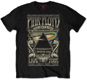 Pink Floyd Camiseta de manga corta Carnegie Hall Poster Black 2XL