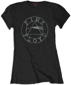 Pink Floyd Camiseta de manga corta Circle Logo (Diamante) Black L