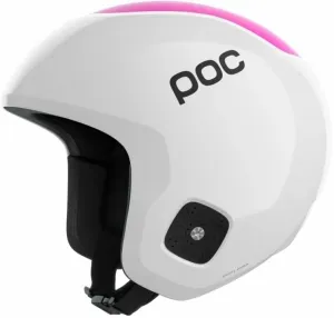 POC Skull Dura Jr Hydrogen White/Fluorescent Pink M/L (55-58 cm) Casco de esquí