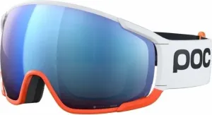 POC Zonula Race Hydrogen White/Zink Orange/Partly Sunny Blue Gafas de esquí