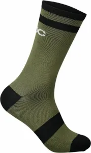 POC Lure MTB Sock Long Epidote Green/Uranium Black L Calcetines de ciclismo