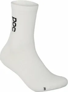 POC Soleus Lite Long Sock Hydrogen White L Calcetines de ciclismo