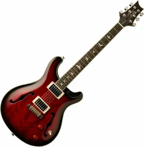 PRS SE Hollowbody Standard FRB Fire Red Burst Guitarra Semi-Acústica