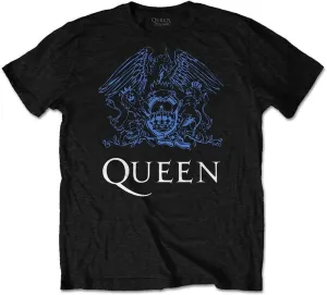 Queen Camiseta de manga corta Blue Crest Black L