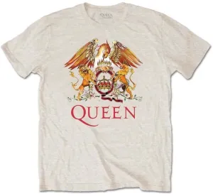 Queen Camiseta de manga corta Classic Crest Sand L