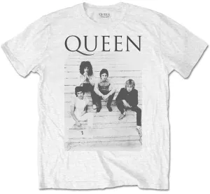 Queen Camiseta de manga corta Stairs Blanco 2XL
