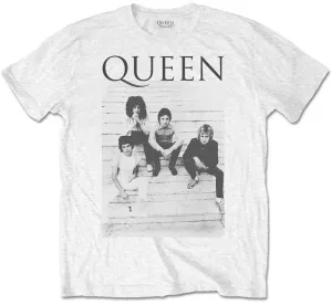Queen Camiseta de manga corta Stairs Blanco L