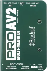 Radial ProAV2 Procesador de sonido