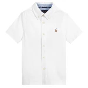 Ralph Lauren Boy's Polo Shirt White 10Y