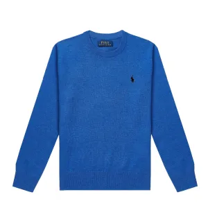 Ralph Lauren Boy's Logo Sweatshirt Blue L (14-16 Years)