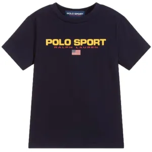 Ralph Lauren Boy's Polo Sport T-shirt Navy 4 Years