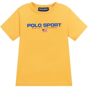 Ralph Lauren Boy's Polo Sport T-shirt Yellow S (8 Years)