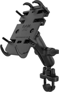 Ram Mounts Quick-Grip Phone Mount with Handlebar U-Bolt Base Porta Motos / Estuche