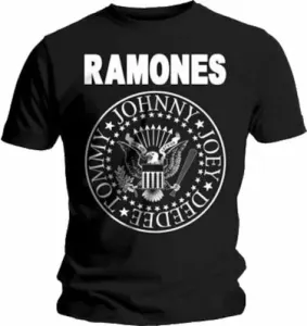Ramones Camiseta de manga corta Seal Black XL