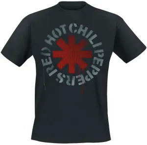 Red Hot Chili Peppers Camiseta de manga corta Stencil Black 2XL