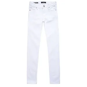 Replay Girls Hyperflex Jeans White 12Y