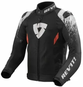 Rev'it! Jacket Quantum 2 Air Black/White 3XL Chaqueta textil