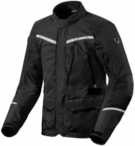 Rev'it! Jacket Voltiac 3 H2O Black/Silver 4XL Chaqueta textil