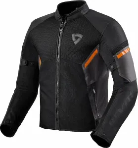 Rev'it! Jacket GT-R Air 3 Black/Neon Orange L Chaqueta textil
