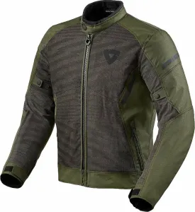Rev'it! Jacket Torque 2 H2O Black/Dark Green XL Chaqueta textil