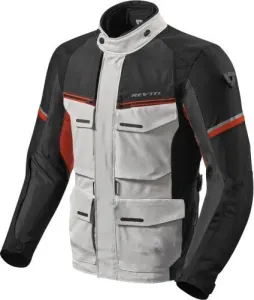 Rev'it! Outback 3 Silver/Red XL Chaqueta textil