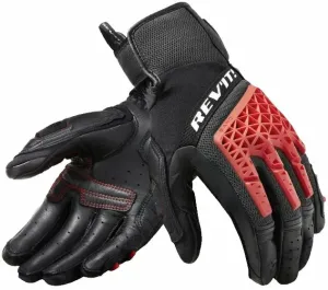 Rev'it! Gloves Sand 4 Black/Red M Guantes de moto