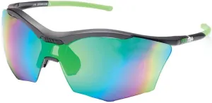 RH+ Ultra Stylus Neon Green/Dark Grey/Orange/Green Flash Green/Violet Gafas de ciclismo