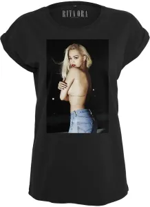 Rita Ora Camiseta de manga corta Topless XL Negro