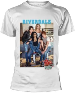 Riverdale Camiseta de manga corta Pops Group Photo 2XL White