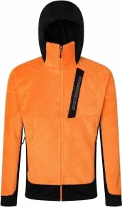Rock Experience Blizzard Tech Hoodie Man Fleece Persimmon Orange/Caviar 2XL Sudadera con capucha para exteriores