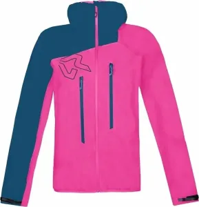 Rock Experience Mt Watkins 2.0 Hoodie Woman Jacket Super Pink/Moroccan Blue L Chaqueta para exteriores