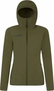 Rock Experience Solstice 2.0 Hoodie Softshell Woman Jacket Olive Night L Chaqueta para exteriores